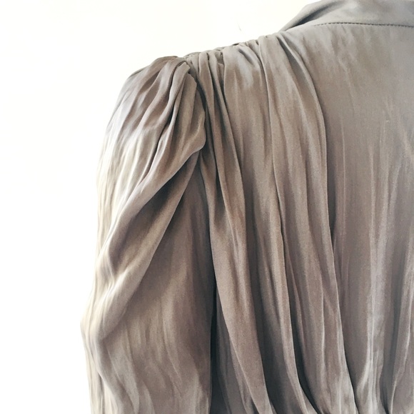 Karen Millen silver grey shawl collar open front designer evening jacket top 6 - Picture 6 of 16